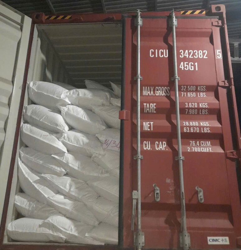 High-quality desiccated coconut in bulk packaging ready for shipment